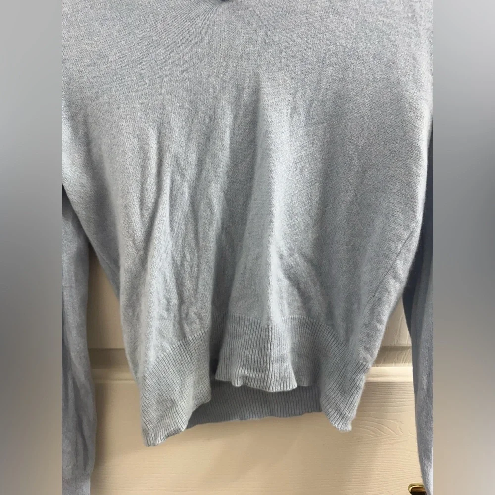 Lord & Taylor Soft Blue Cashmere Sweater - Picture 2 of 7